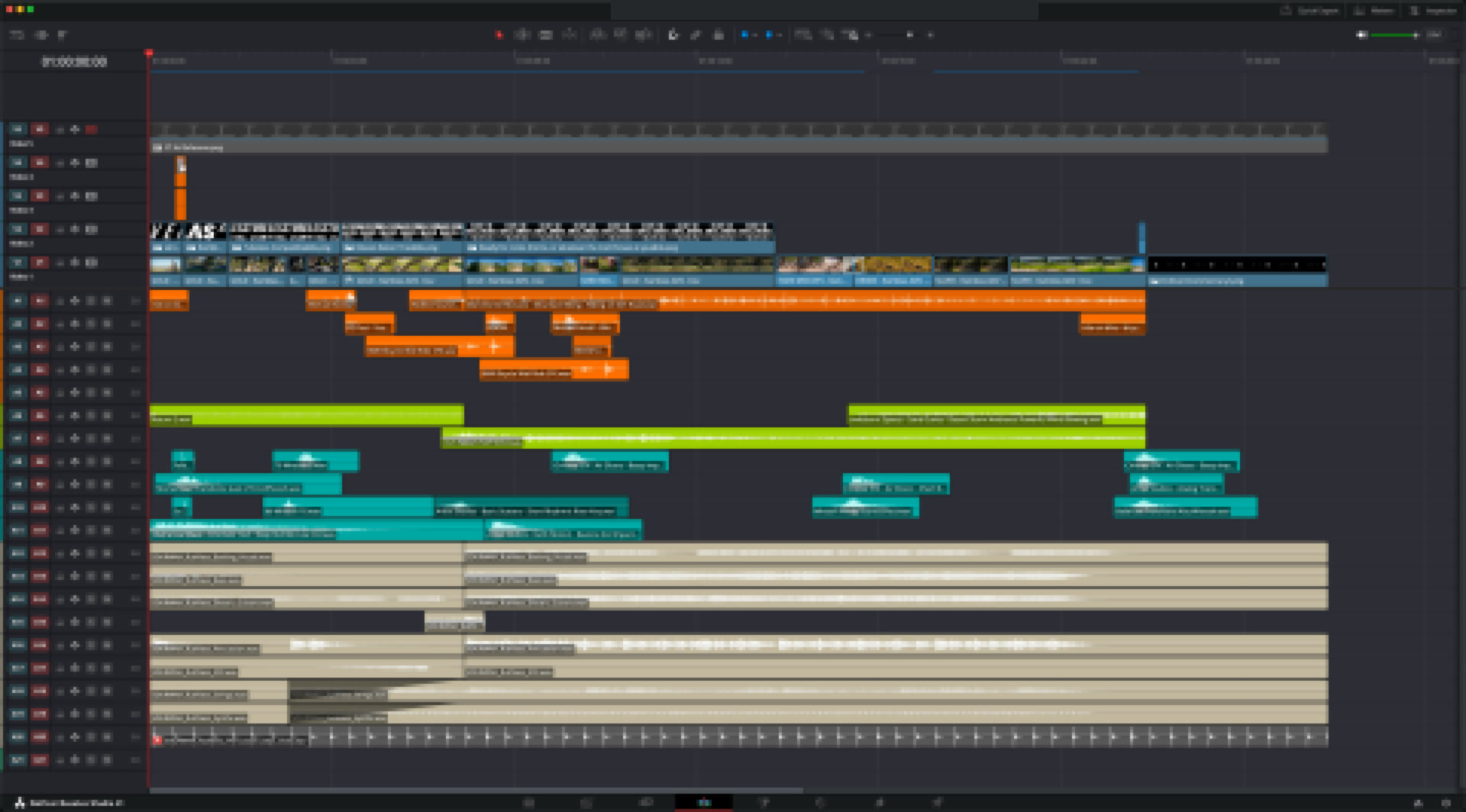 De-identified edit timeline for Ramblas ADV Paid 02
